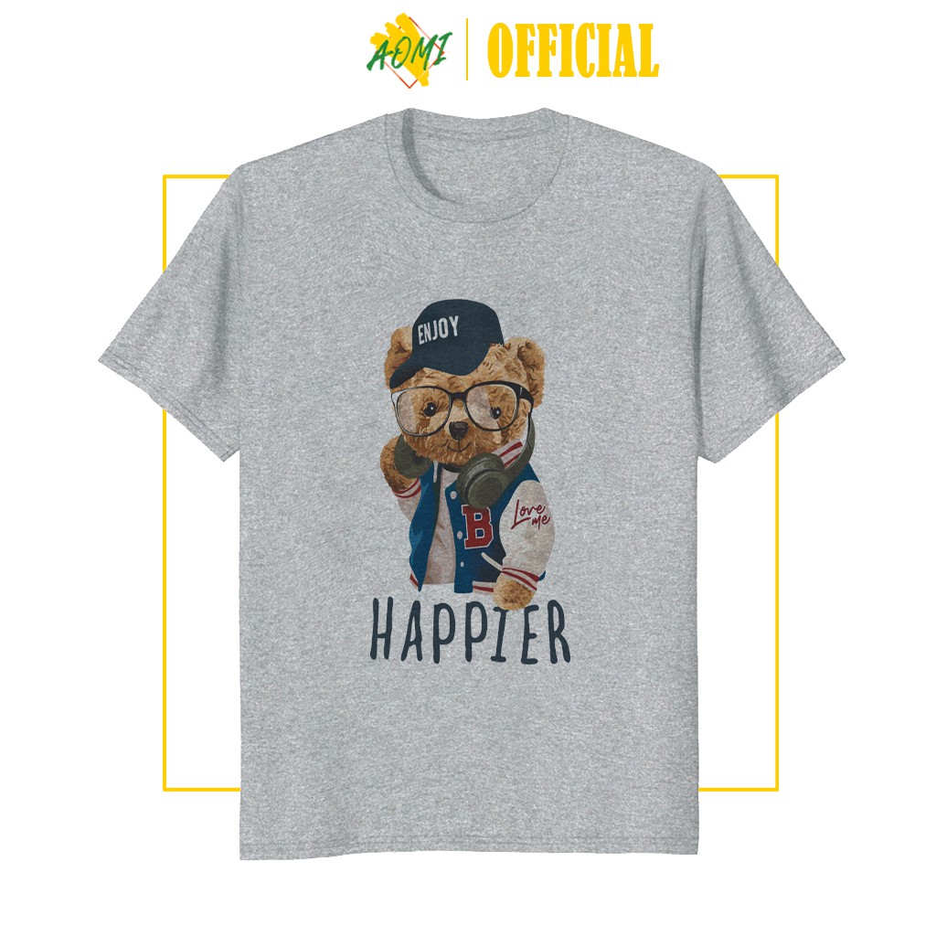 ÁO THUN GẤU TED moschino ADLV TOY LOVE HOT TREND 2021 AOMIVN CÓ SIZE TRẺ EM