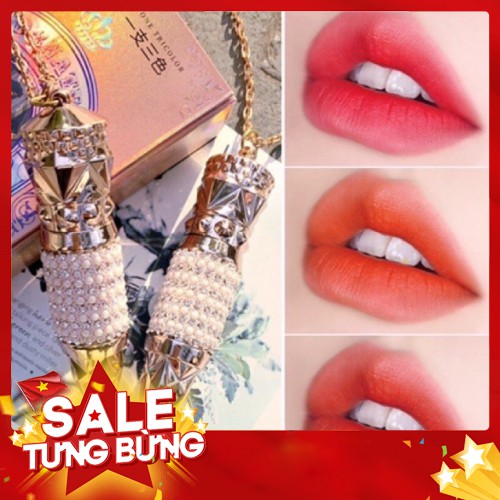 Son 3 màu Kim Cương AGAG dưỡng ẩm siêu lì (Hạt Đá ) | BigBuy360 - bigbuy360.vn