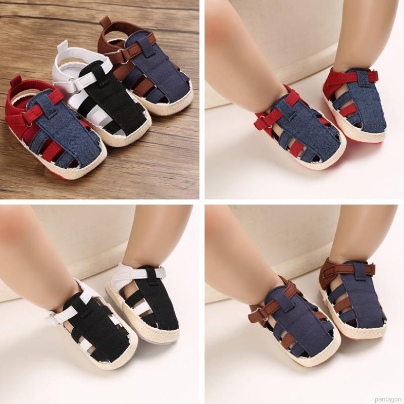 Xăng đan Vải Cotton Cho Bé Từ 0-1 Tuổi