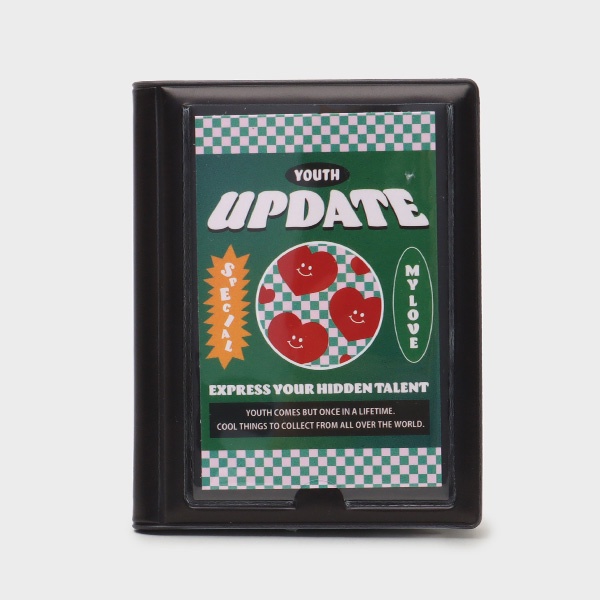 Sách sưu tầm DAISO mẫu 1P  có móc khóa màu hồng/ đen