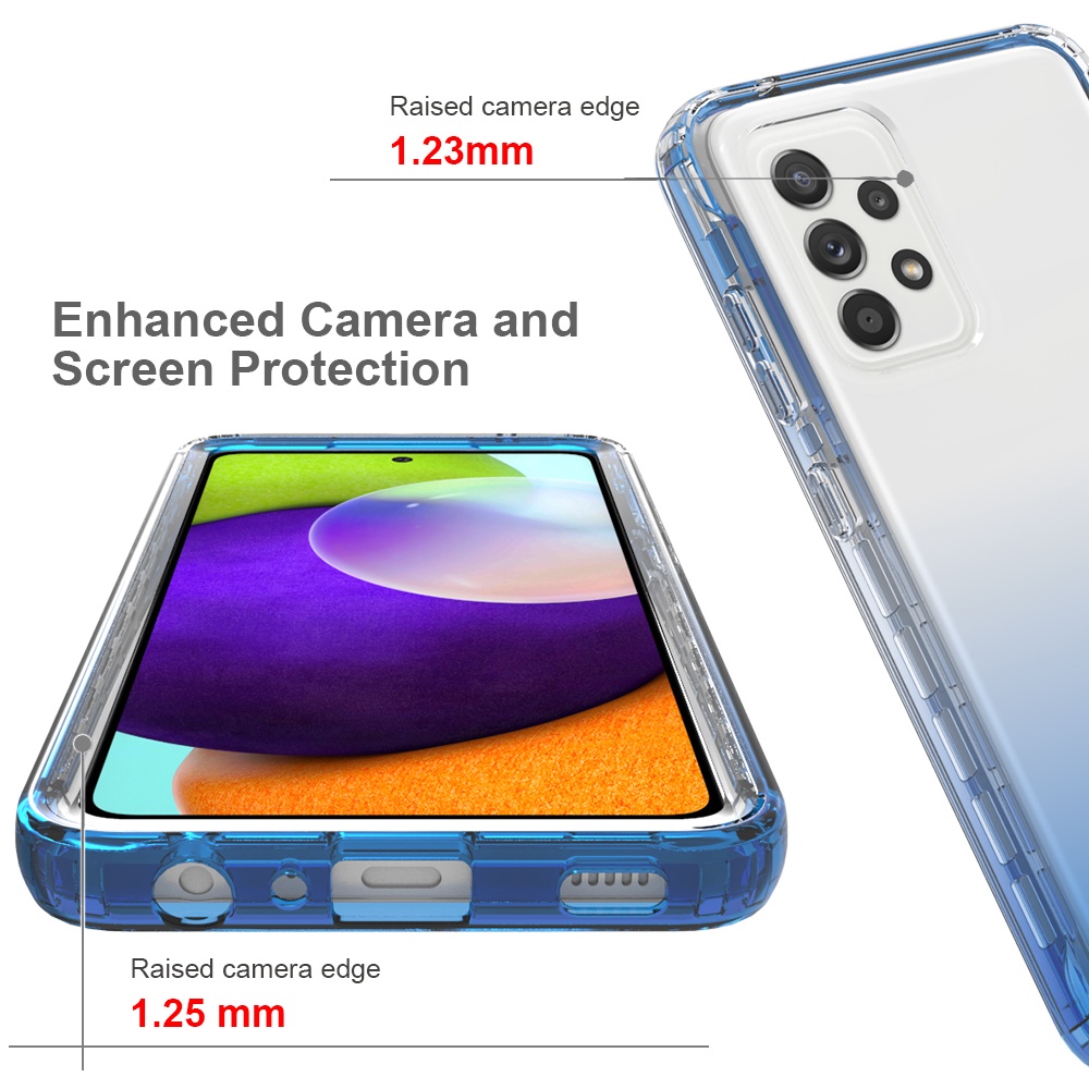 Ốp Điện Thoại Pha Lê Màu Vàng Không Gradient Cho Samsung A52 A52S A30S A50 A50S Note 20 Ultra 10 Plus 9