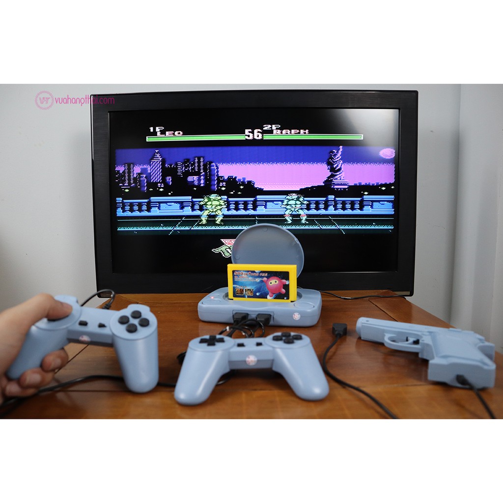 Máy chơi game 4 nút ,súng bắn vịt - Tích hợp sẵn 999999 trò, kèm băng 500 game không trùng.