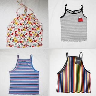 Áo yếm nữ croptop vnxk F21 / chất co giãn tốt / dáng basic dễ mix