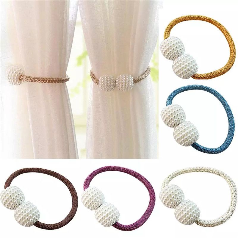 Dây buộc rèm cửa có nam châm tiện lợi tùy chọn màu sắc