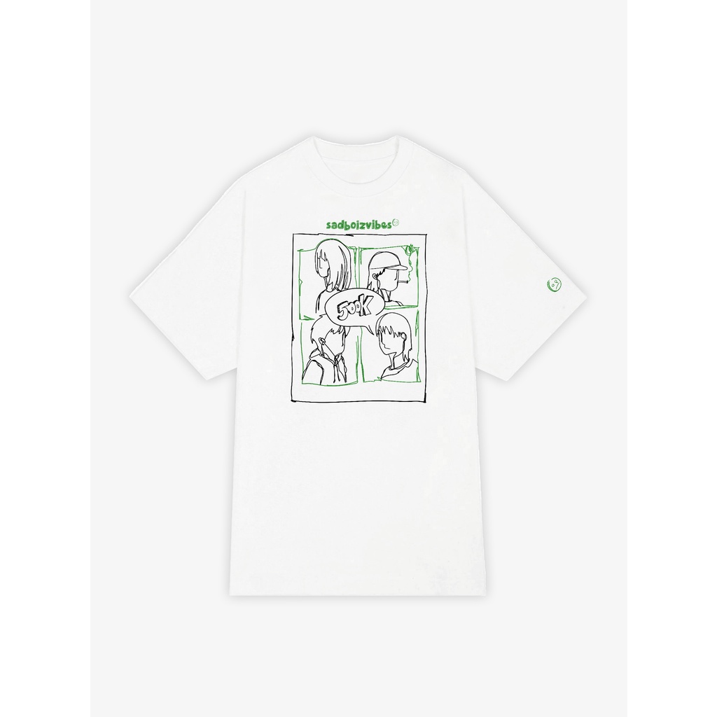 Áo thun Sadboizvibes 500k anniversary tee phong cách trẻ trung năng động, thun Unisex phù hợp cả Nam và Nữ mặc form đẹp