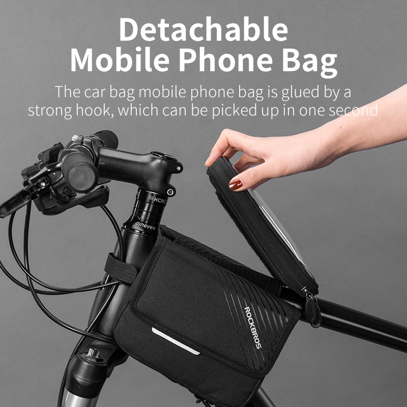 Rockbros Túi Đựng Đồ Gắn Xe Đạp Chống Thấm Nước 6.0 inch