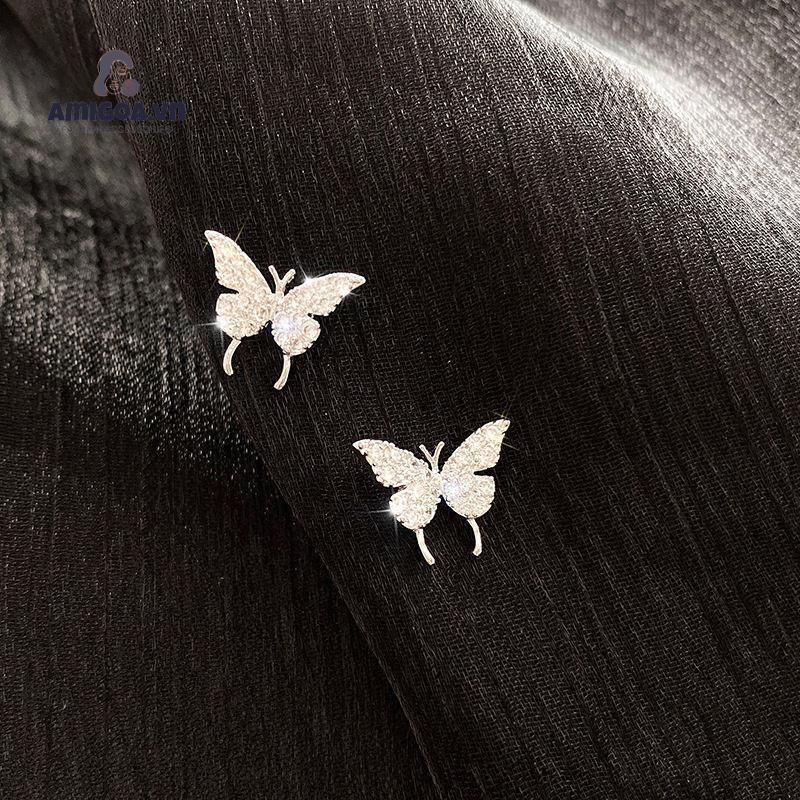 ✨✨Hoa Tai Hình Bướm Đính Đá Phong Cách Hàn Quốc Cho Nữ