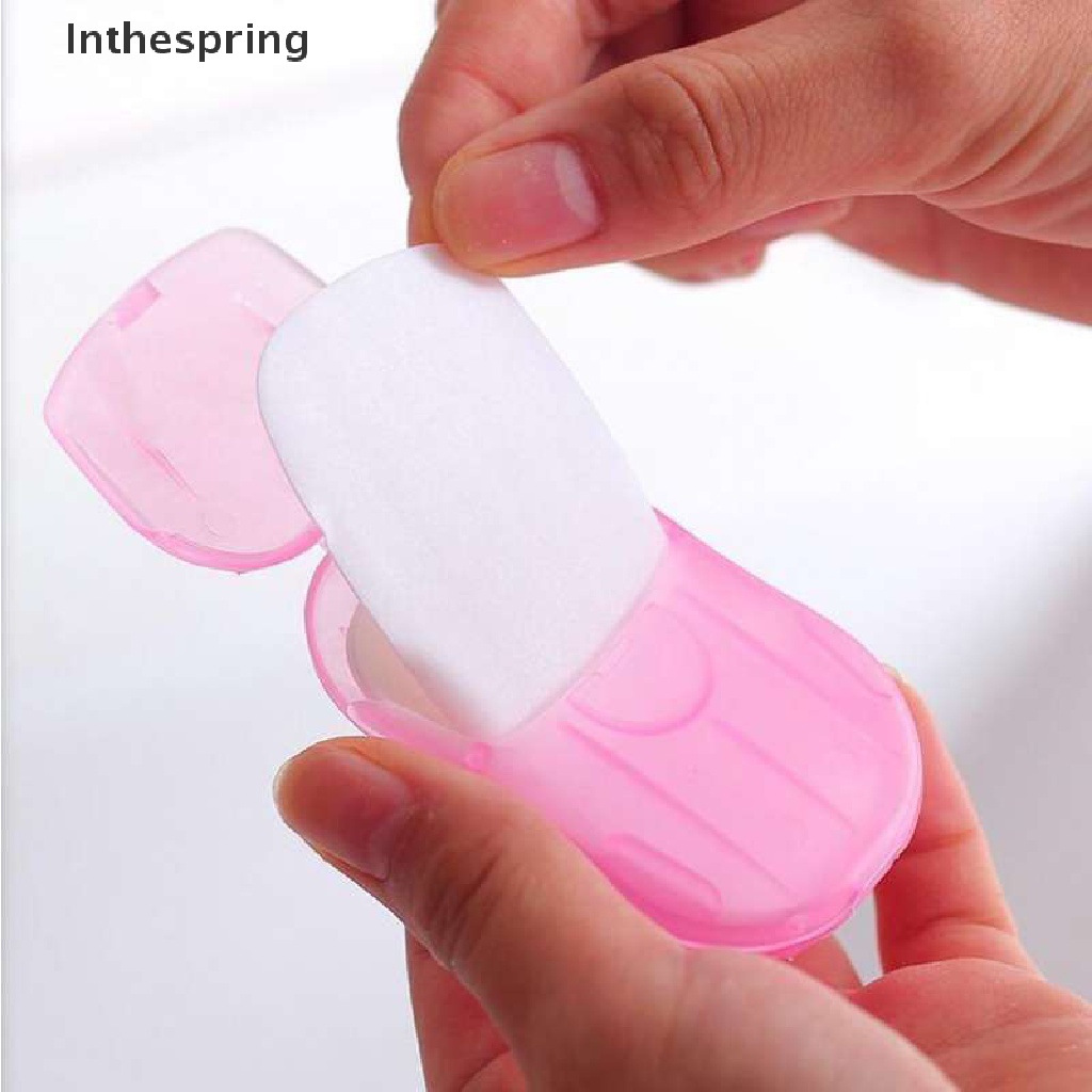 Hộp 20 Xà Phòng Giấy mini Rửa Tay Khi Rửa Tay