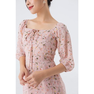 ĐẦM HOA NHÍ THẮT DÂY 3435