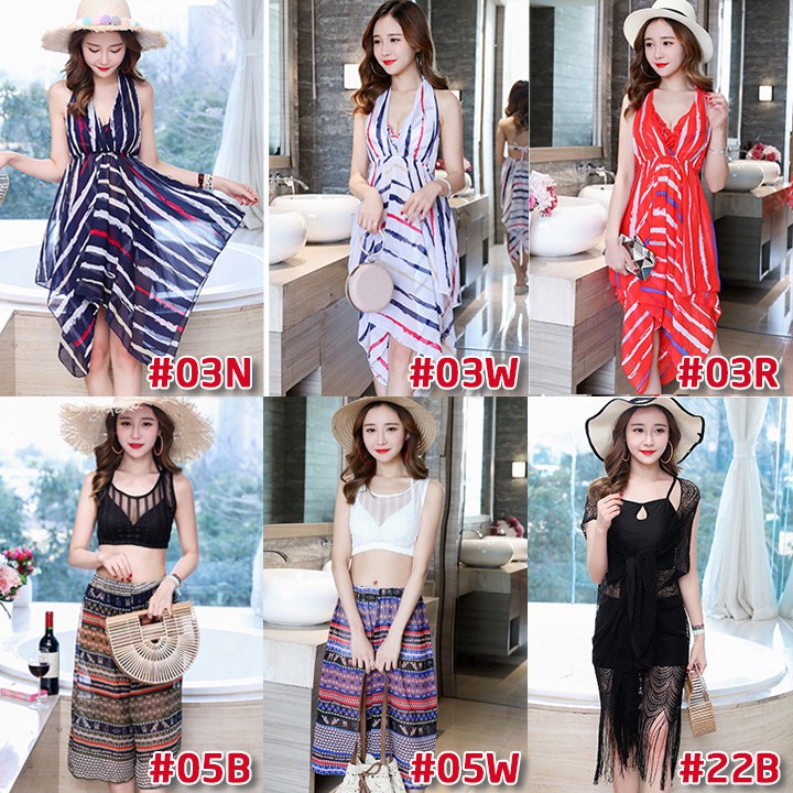 Bikini 2 Mảnh đồ bơi đi biển kèm váy thời trang | BigBuy360 - bigbuy360.vn