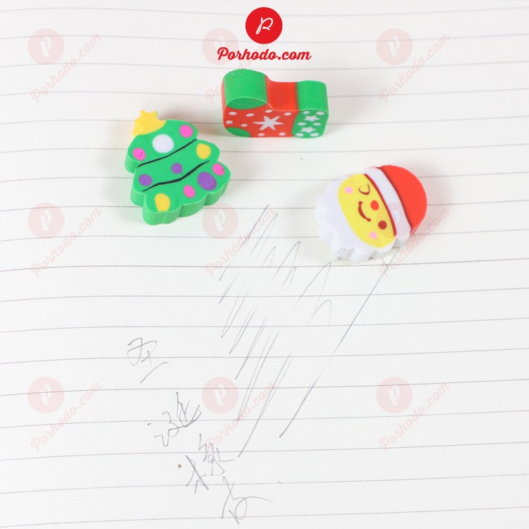 Set 4 Tẩy chì Hình Noel ngộ nghĩnh Merry Christmas VP2101209