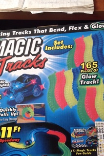 Bộ xe tàu lượn đèn magic