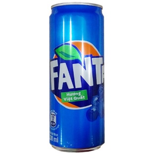 Thùng 24 lon nước ngọt Fanta hương việt quất 320ml - Hương việt quất siêu thơm cùng vị ngon xoắn lưỡi