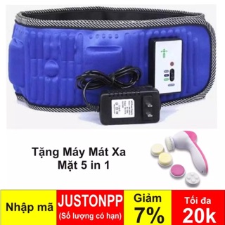 Máy massage tan mỡ bụng, tặng masage mặt