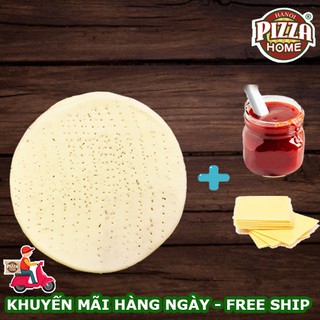 Set đế Pizza + Sốt cà chua + Phô mai, combo làm Bánh Pizza tại nhà , Pizzahome