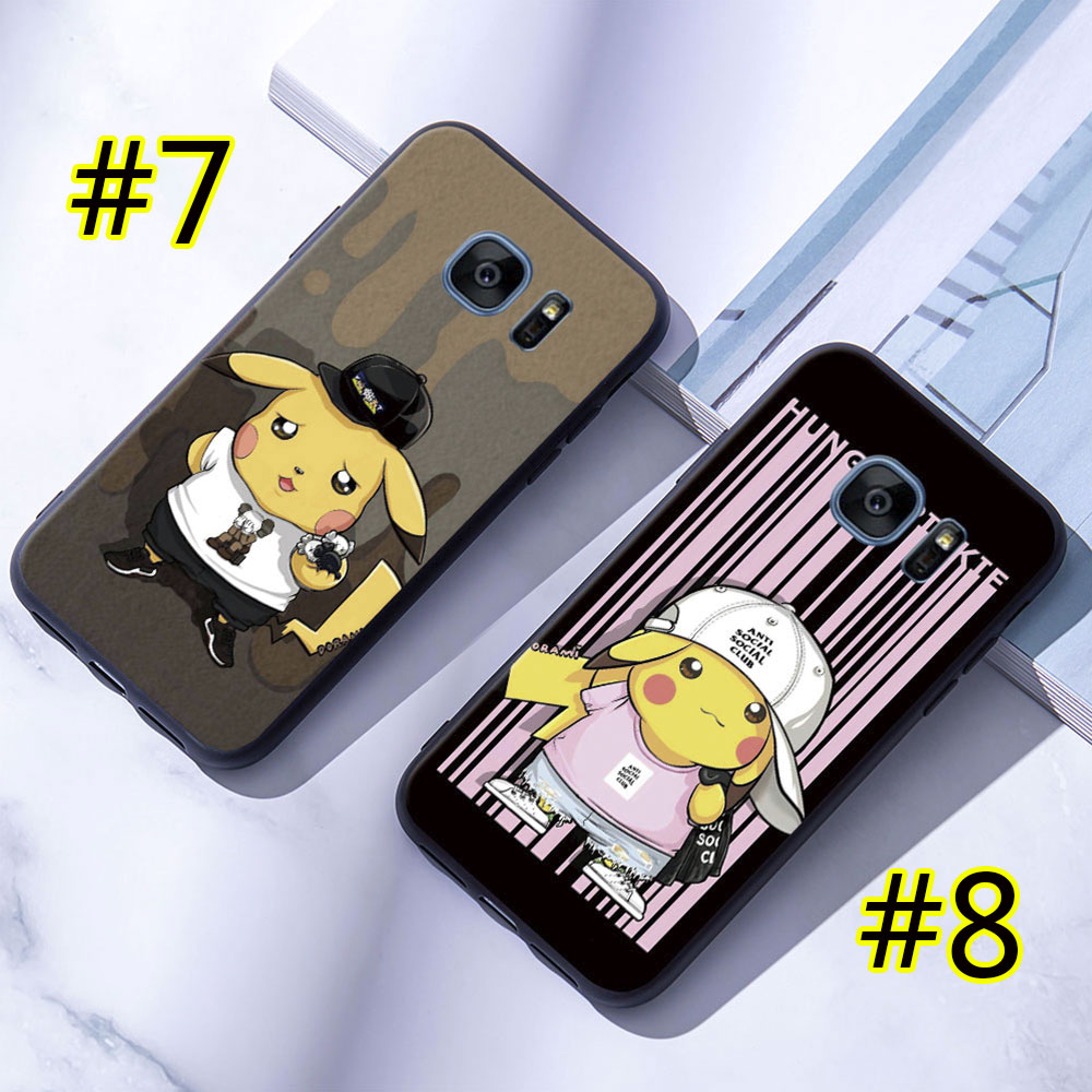 Ốp lưng samsung Pikachu Dễ Thương Cho Samsung Galaxy S7 Edge S8 S9 Plus
