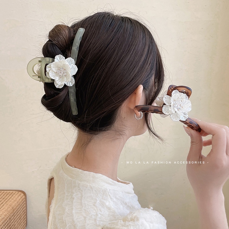 Kẹp Tóc Hình Hoa Hồng Dễ Thương Cho Nữ