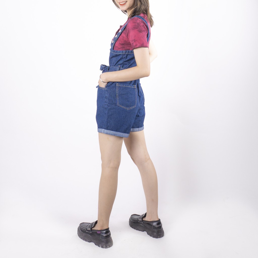 [Mã FAMALLT5 giảm 15% đơn 150K] Quần yếm jean nữ GENZ phong cách Ulzzang ZWJ025 | BigBuy360 - bigbuy360.vn