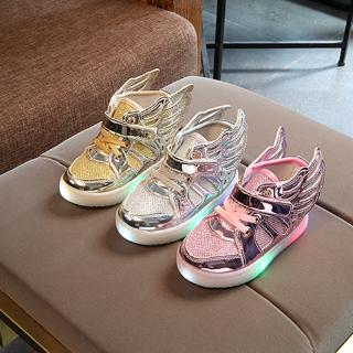 Giày Thể Thao Meiyanyiku Gắn Đèn LED Phát Sáng Độc Đáo Thời Trang Cho Trẻ Em 1-8 tuổi