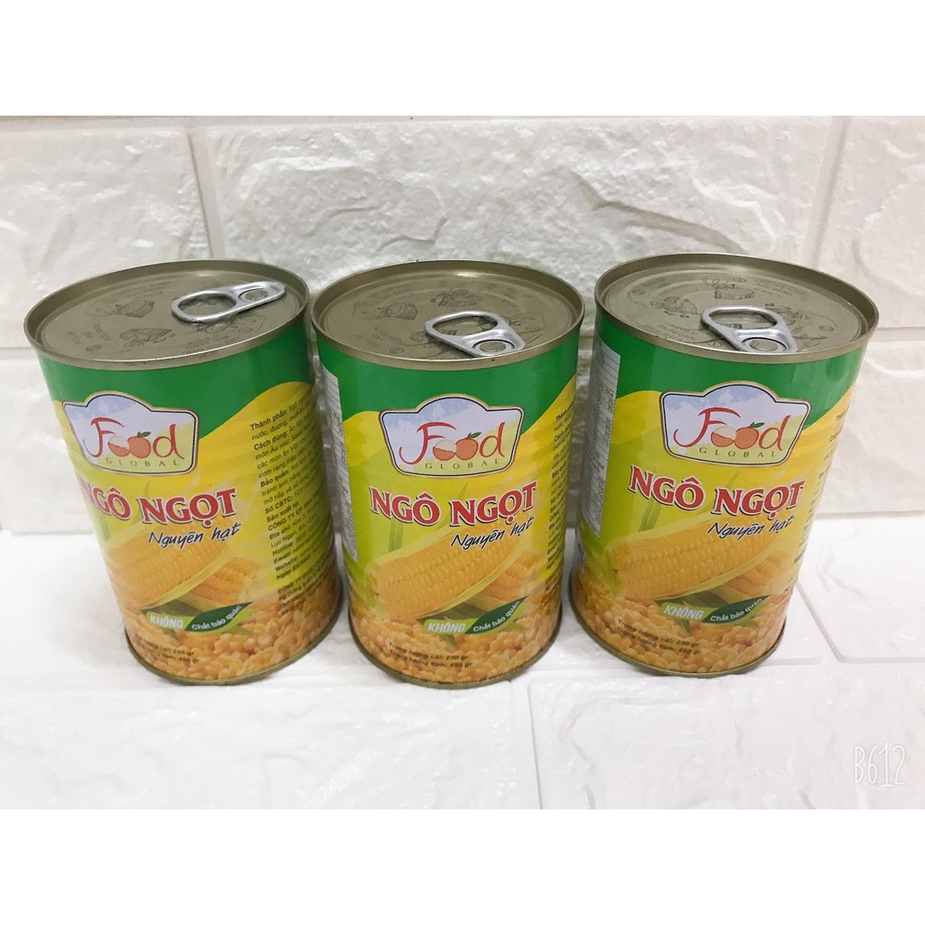 Ngô Ngọt Nguyên Hạt Đóng Lon 450g