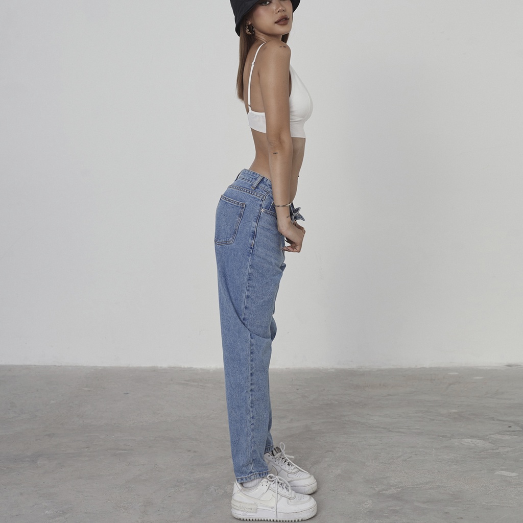 TATICHU - Quần jean baggy thêu túi - Twenty CHU Baggy Jean