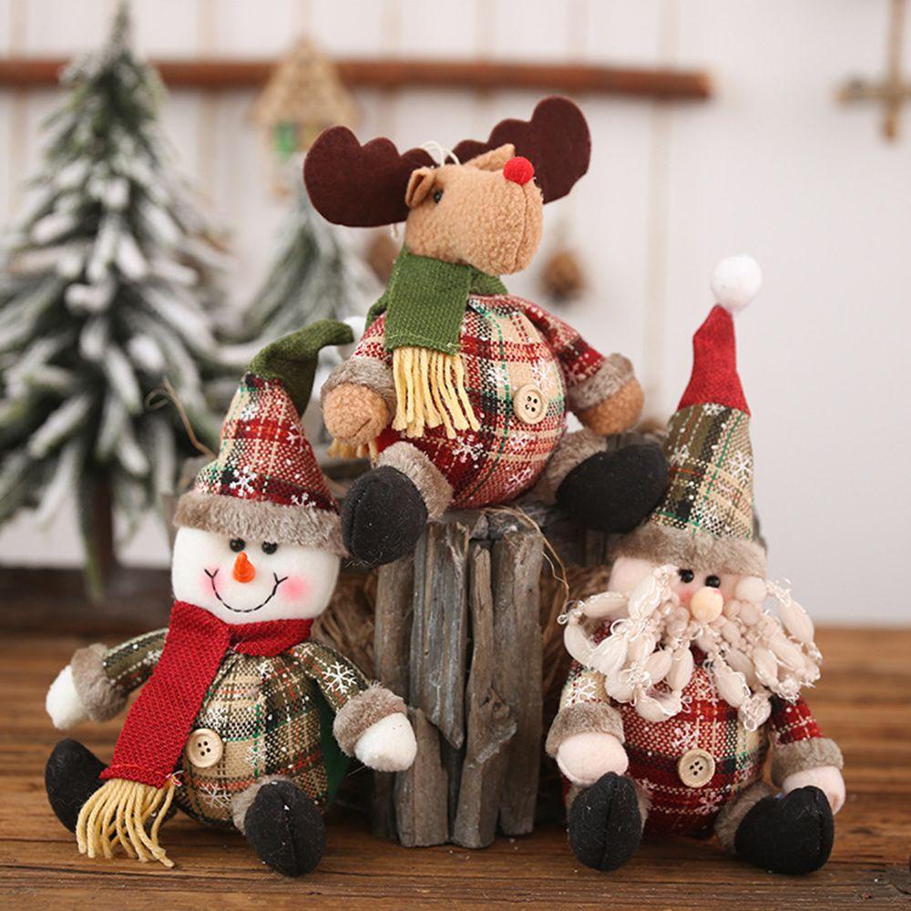 Búp Bê Treo Trang Trí Cây Thông Hình Ông Già Noel Dễ Thương