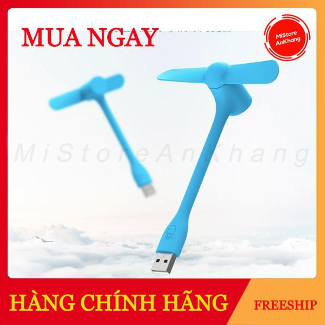 Quạt usb Zmi Xiaomi mini 3, Chất liệu Cao Cấp, Nút Điều Chỉnh Tốc độ, Bật tắt