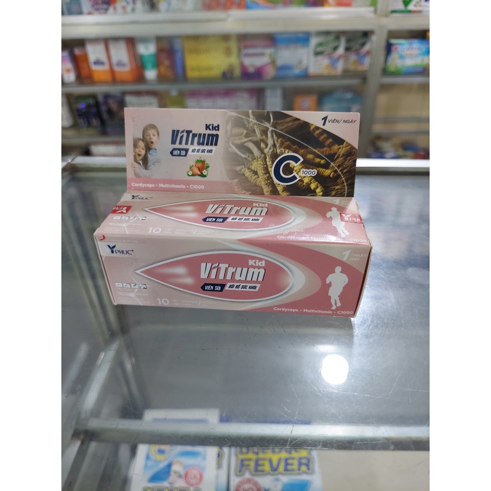 Viên sủi Vitrum C bồi bổ sức khỏe, bổ sung vitamin - Tube 10 viên
