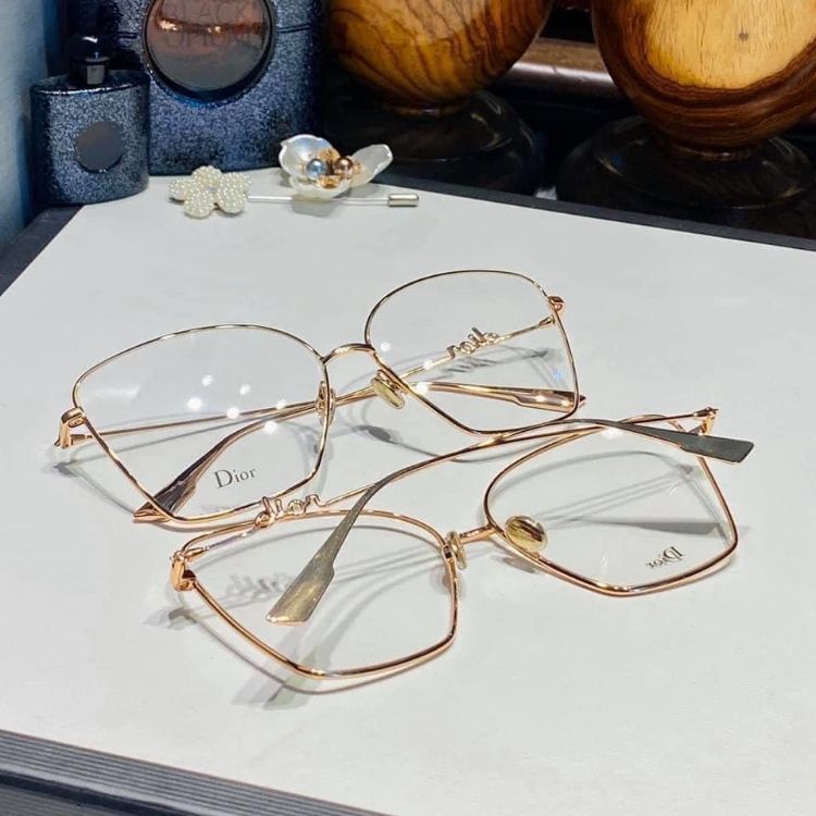 Kính Mắt Mèo Gọng Kim Loại, DI - OR, Sang trọng, Phiên bản cao cấp, Bảo hành 12 tháng - donghokinhmat168