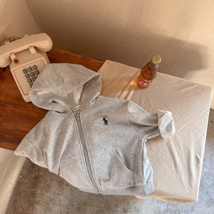 Áo Khoác Cardigan Tay Dài Có Khóa Kéo Thêu Họa Tiết Thời Trang Xuân Thu Mới Dành Cho Trẻ Em