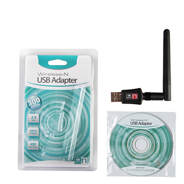 USB thu wifi tốc độ 300Mbp chipset RTL8192 | WebRaoVat - webraovat.net.vn