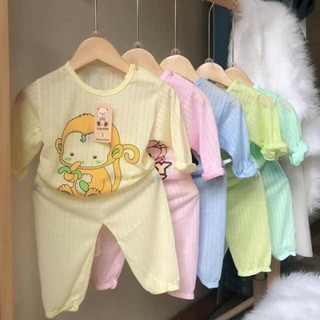 Bộ dài cho bé cotton giấy 4-12kg
