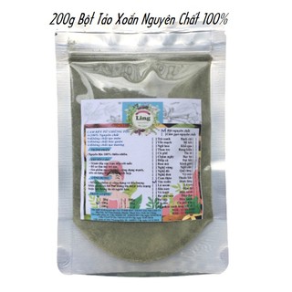 Bột Tảo xoắn 200g có giấy VSATTP và ĐKKD nguyên chất thiên nhiên 100%