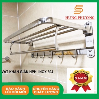 Móc treo khăn nhà tắm, giá để khăn nhà tắm, vắt khăn giàn inox 304 chắc chắn