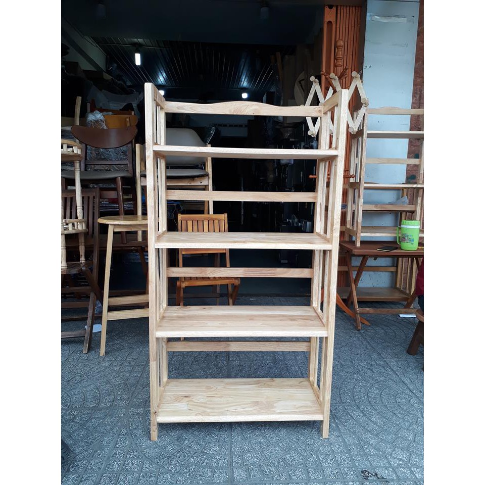 Kệ sách gỗ 4 tầng 60cm - Lê Tâm Furniture | BigBuy360 - bigbuy360.vn