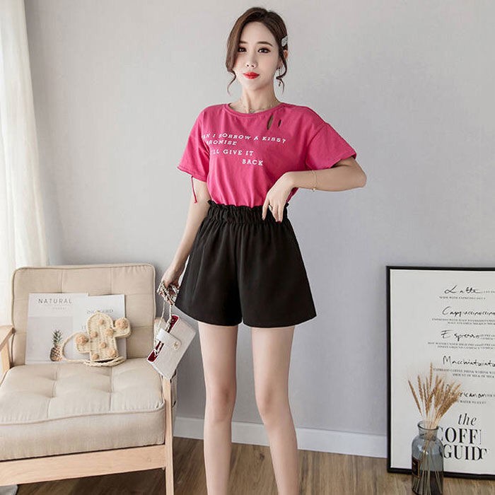 Quần Short Ống Rộng Lưng Cao Thời Trang Xuân Hè Cho Nữ Lên Đến 300kg 200kg | BigBuy360 - bigbuy360.vn