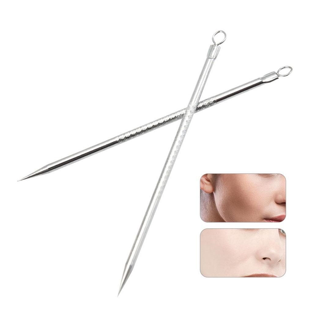 Kim Nặn Mụn Đầu Đen Bằng Thép Không Gỉ Làm Sạch Lỗ Chân Lông Cho Nữ