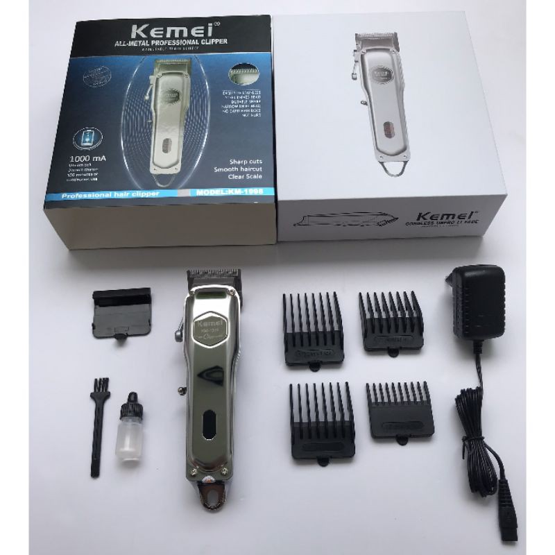 (Free Ship)Tông đơ cắt tóc chuyên nghiệp ,tăng đơ kemei KM-1998