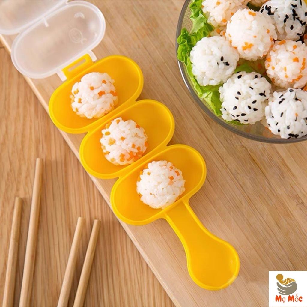 Bộ Khuôn Lắc Cơm Tạo Hình Viên Cho Bé Ăn Dặm, Chất Liệu An Toàn, Shop Mẹ Mốc