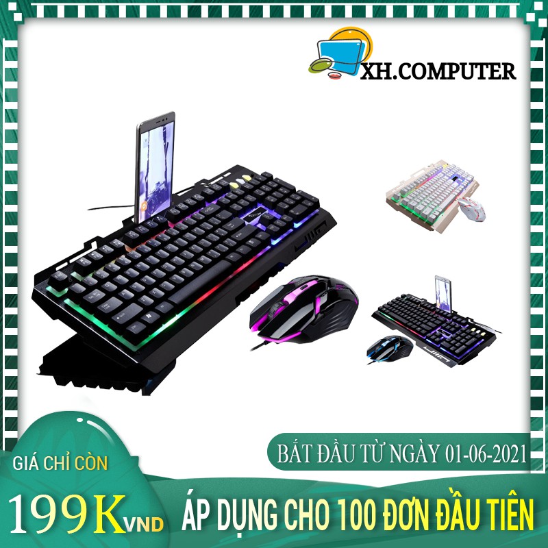 💛  [GIẢM GIÁ SỐC] Bộ Phím Chuột Máy Tính Gaming có dây dành cho game thủ 2021