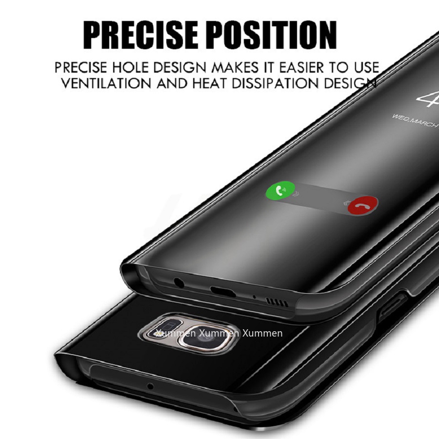 Ốp điện thoại nắp gương gập thông minh cho Samsung Galaxy A01 A51 A71 A50 A70 A30 A50s A70s A10 M10 M20 M30 M31 M30s