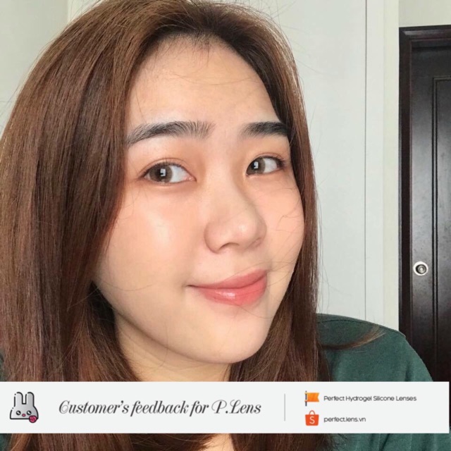 Lens ẢNH MẮT THẬT , Kính Áp Tròng AQUA BROWN Có Độ Cận và Không Độ , DIA 14.0 XS , Dành Cho Mắt Nhạy Cảm Giá Sale