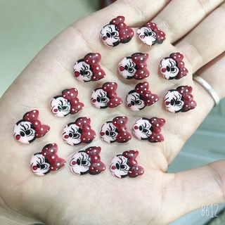 Hình Đính Móng Micky Chất Liệu Bột Đắp
