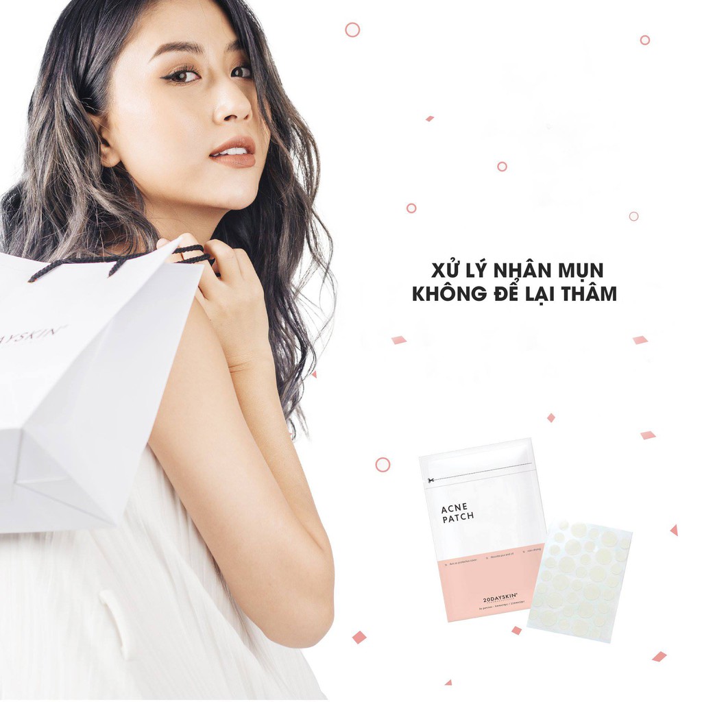 Miếng dán hỗ trợ giảm mụn ACNE PATCH 20dayskin | BigBuy360 - bigbuy360.vn