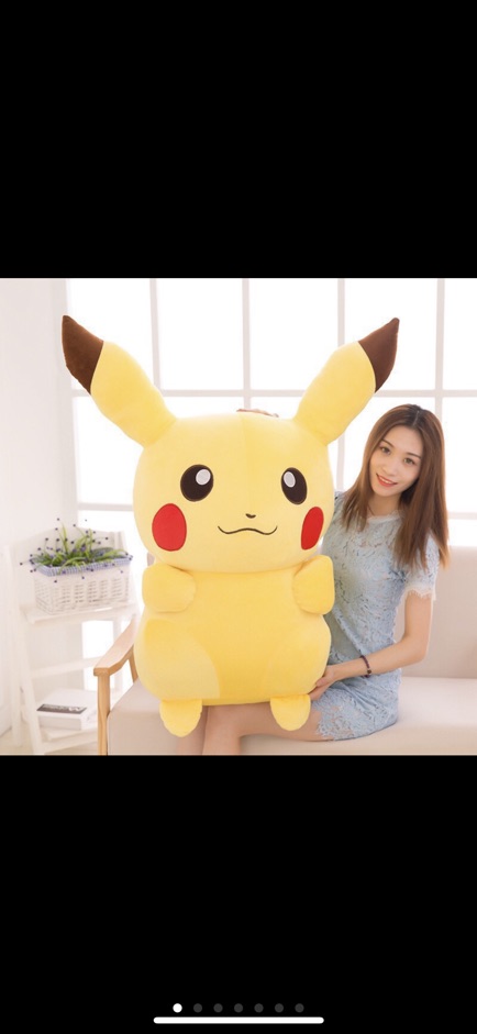 Gấu Bông Pikachu Cute Size 40/50/70/90