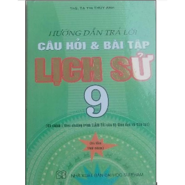 Sách - Hướng dẫn trả lời câu hỏi và bài tập Lịch Sử 9