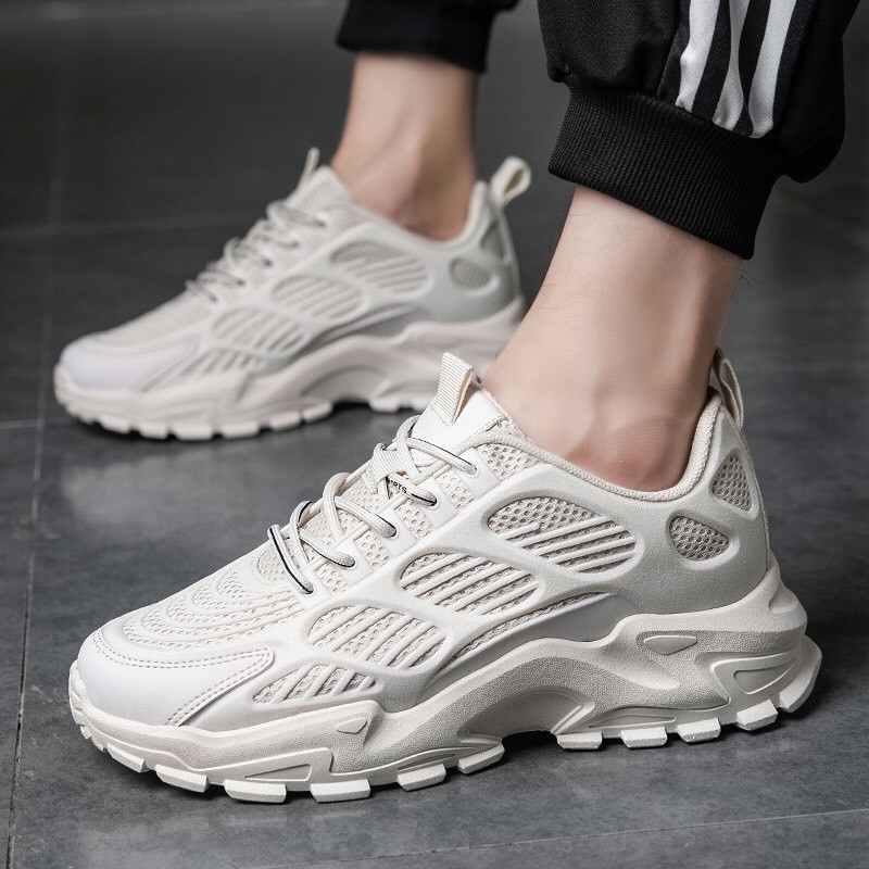 Giày thể thao nam KE Sport viền kẻ lỗ độn đế | BigBuy360 - bigbuy360.vn