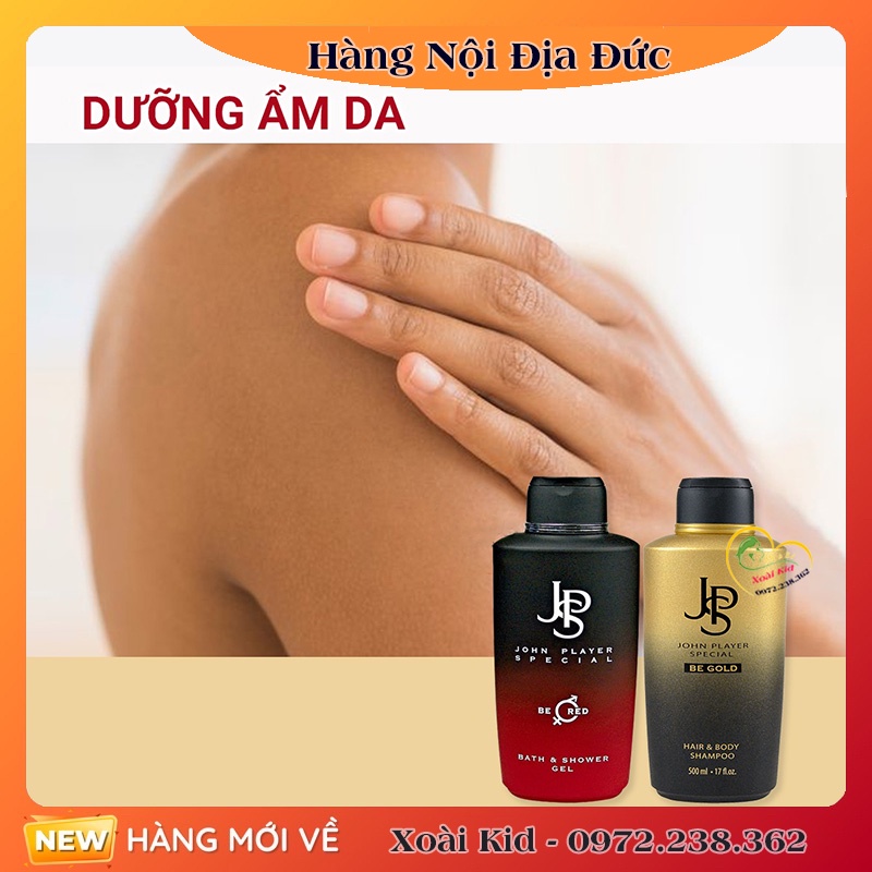 [Hàng nội địa Đức] Sữa tắm nam gội JSP nước hoa - John Player Special Đức