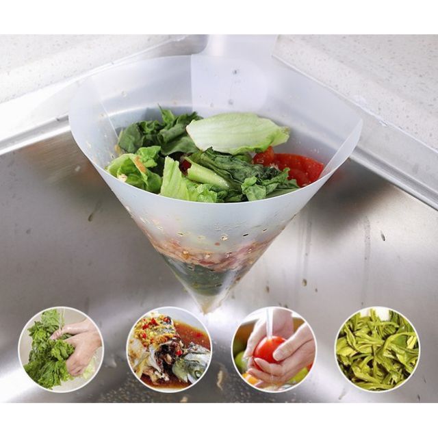 Phễu nhựa lọc rác tiện dụng