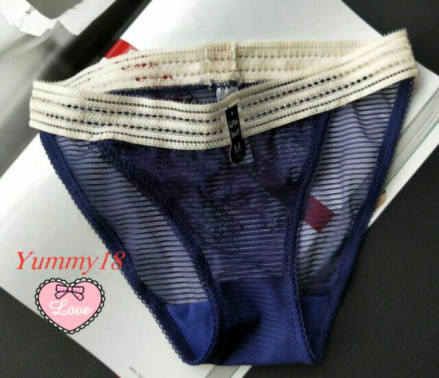 Quần chip ren lưới cạp to dáng sexy T3